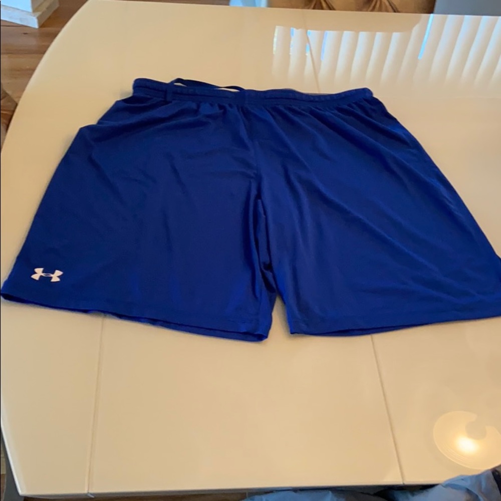 Men’s Royal Blue UnderArmour shorts